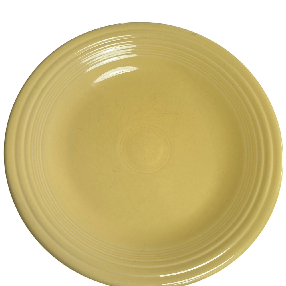 Fiesta‎ Homer Laughlin Yellow Dinner Plate 10.5 Inch Ceramic Art Deco USA Made